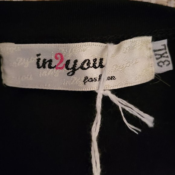 In2You Brand Size 3X Black Top - Picture 5 of 6